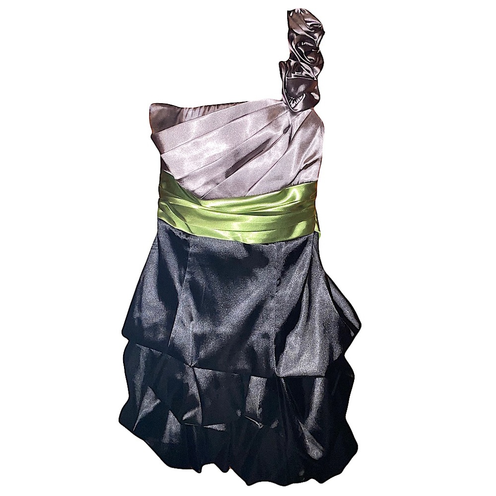 Silk Layered Bubble Dress